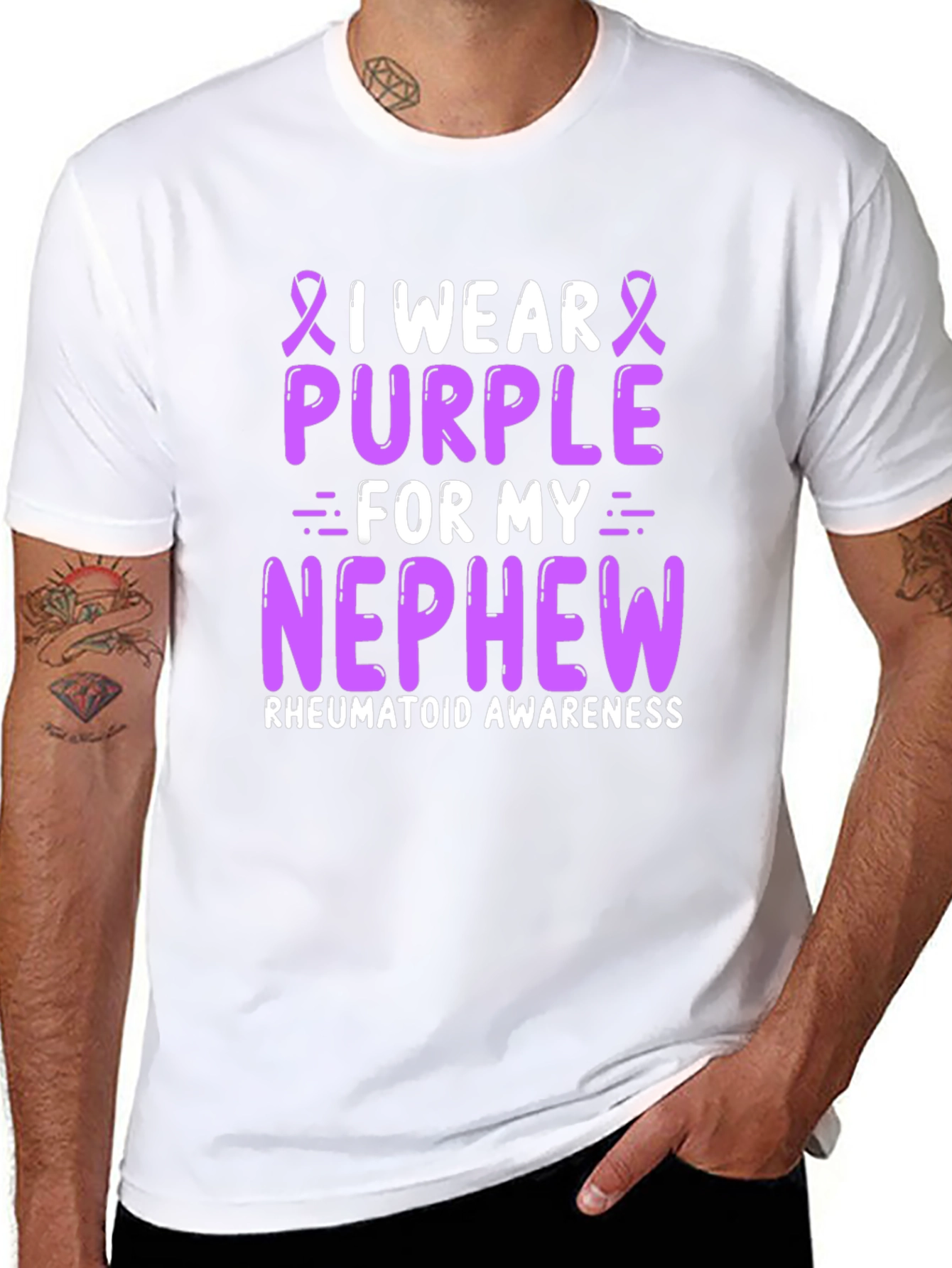 Purple Rheumatoid Awareness T-Shirt