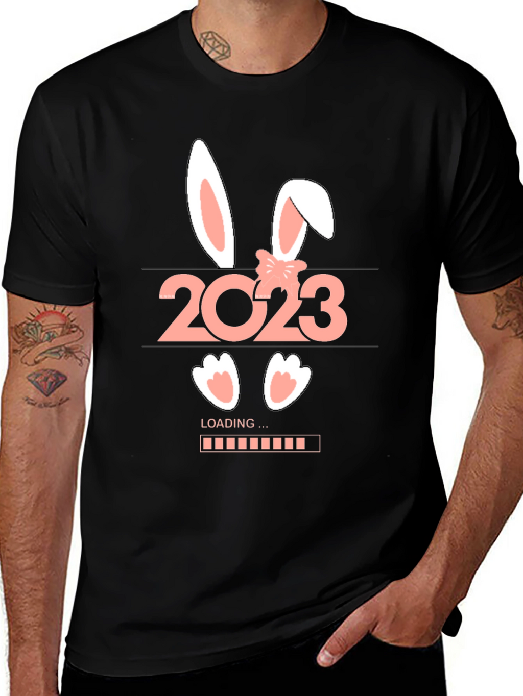 2023 Easter Loading Bunny T-Shirt
