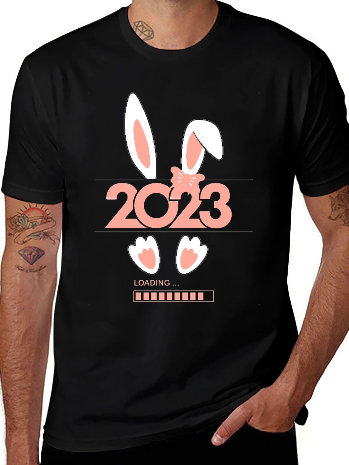 2023 Easter Loading Bunny T-Shirt