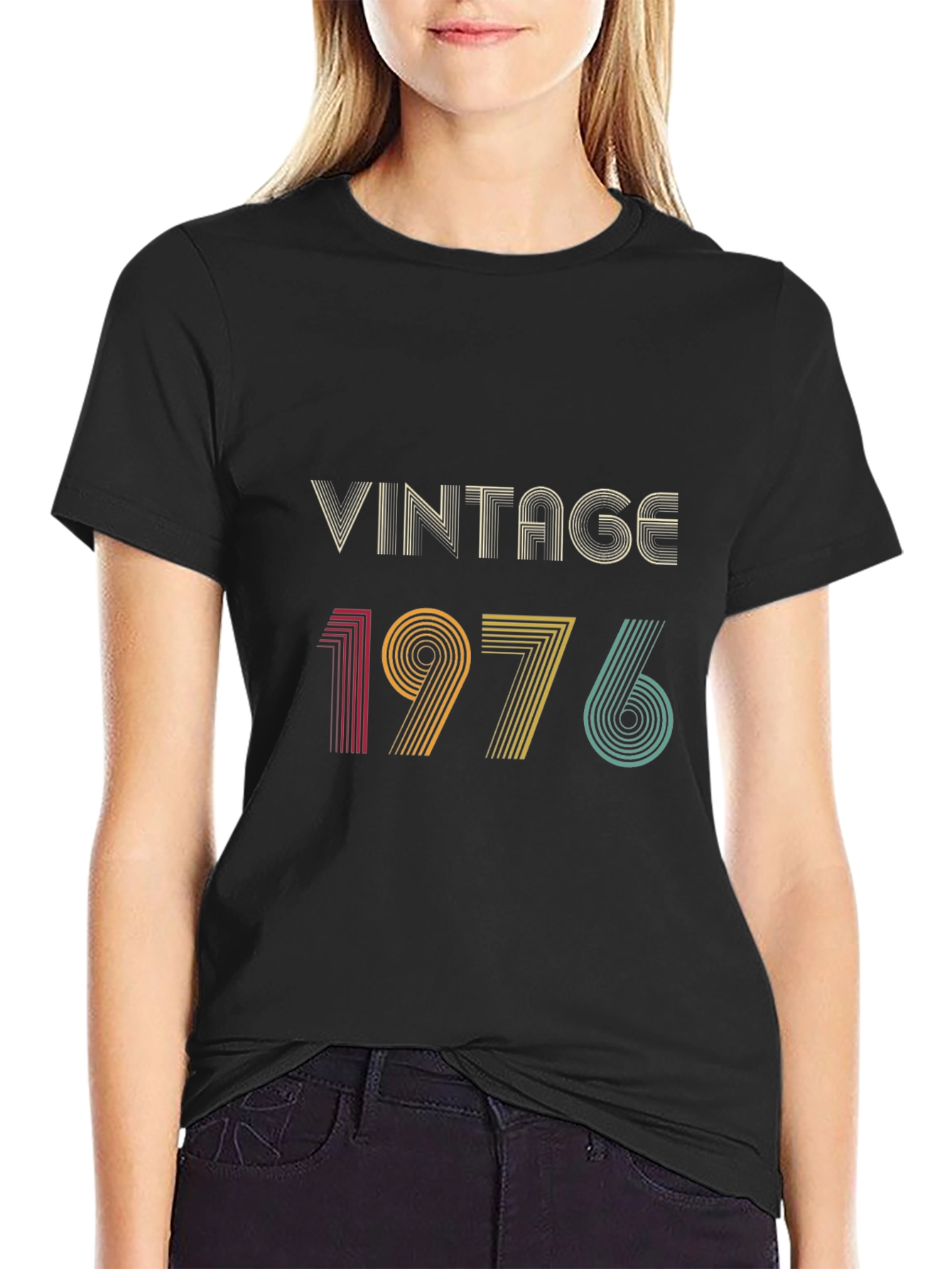 Vintage 1976 Graphic Tee - Retro Birthday T-Shirt