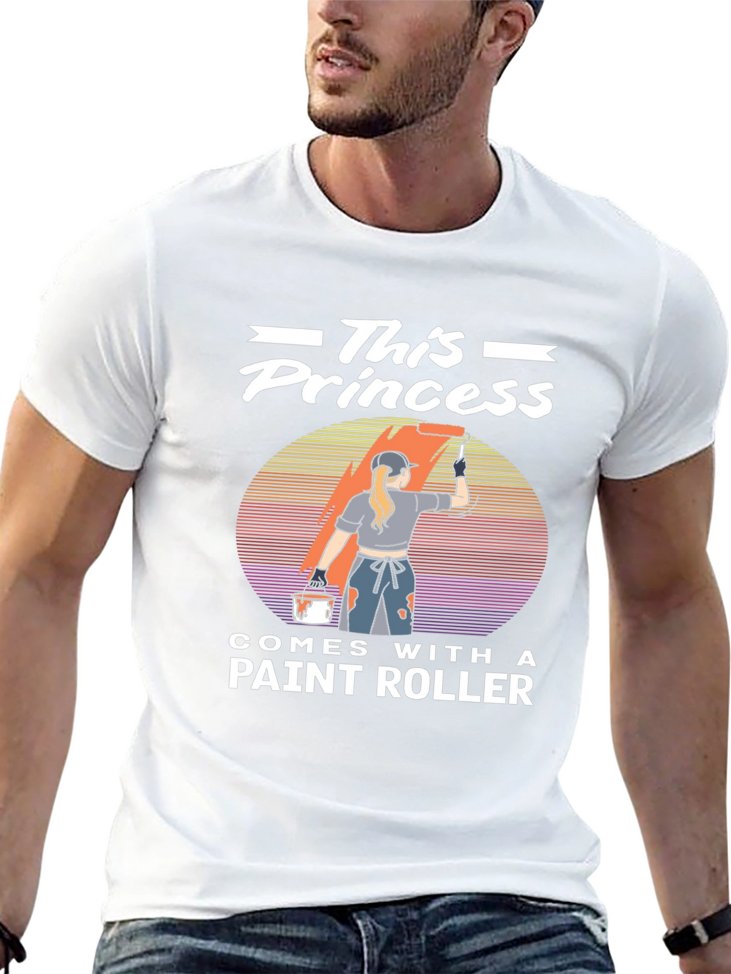 This Princess Comes With A Paint Roller T-Shirt
