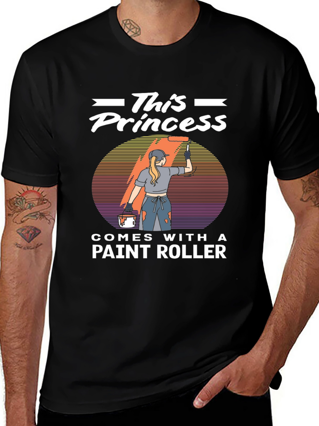 This Princess Comes With A Paint Roller T-Shirt