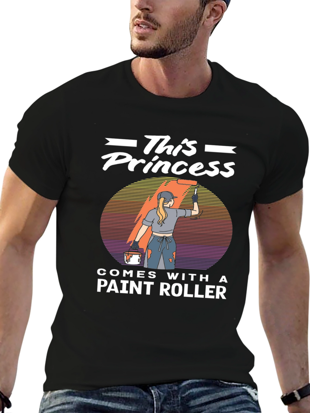 This Princess Comes With A Paint Roller T-Shirt