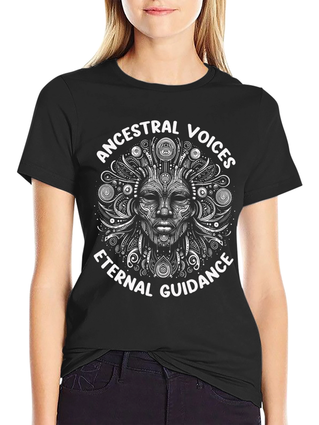 Ancestral Voices T-Shirt - Eternal Guidance Design