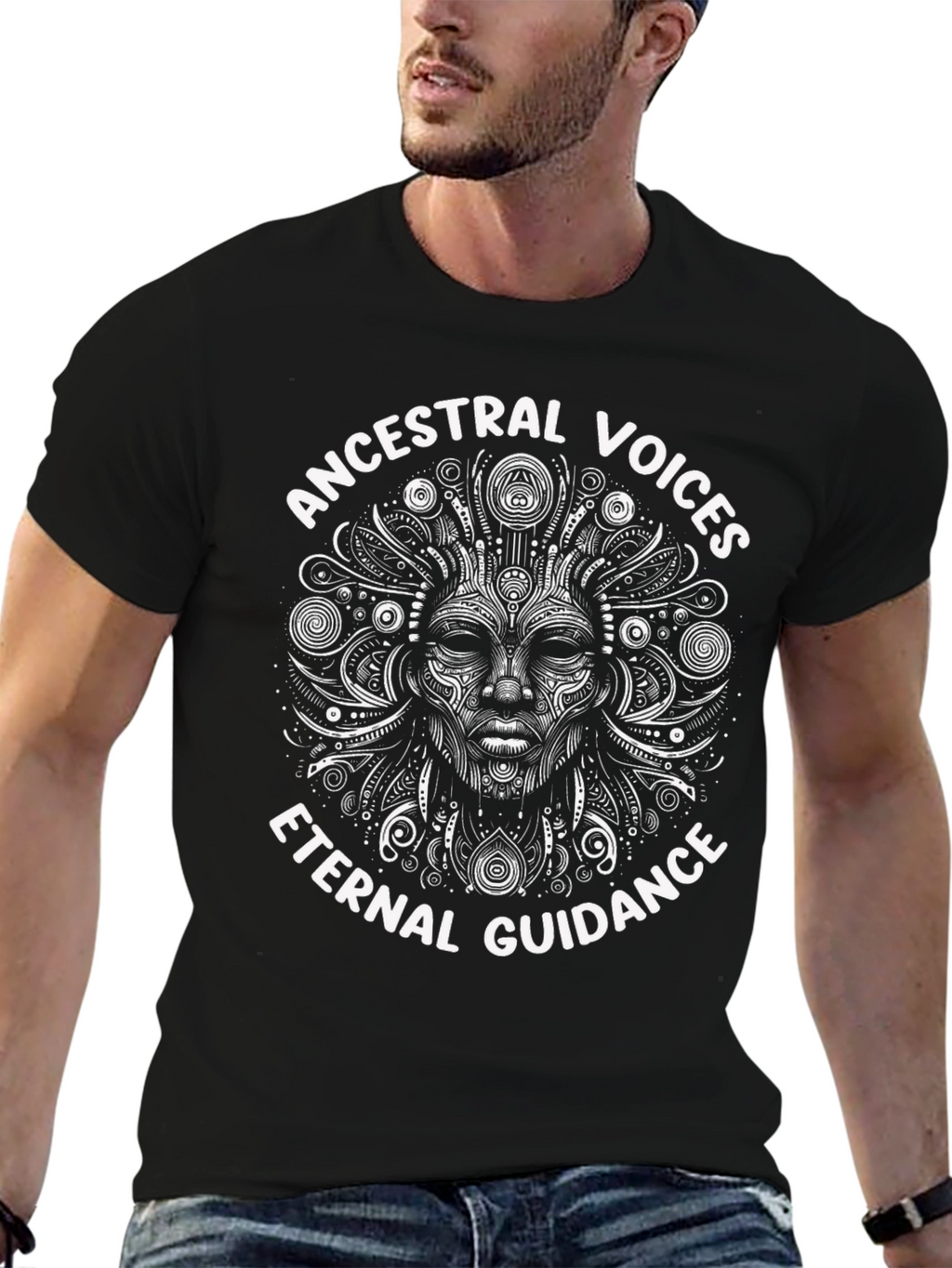 Ancestral Voices T-Shirt - Eternal Guidance Design