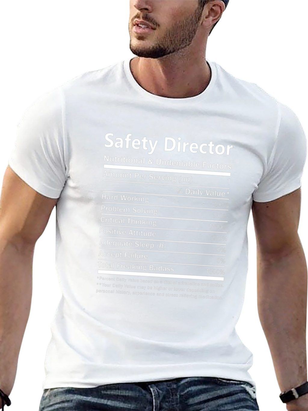Safety Director Nutritional Facts T-Shirt