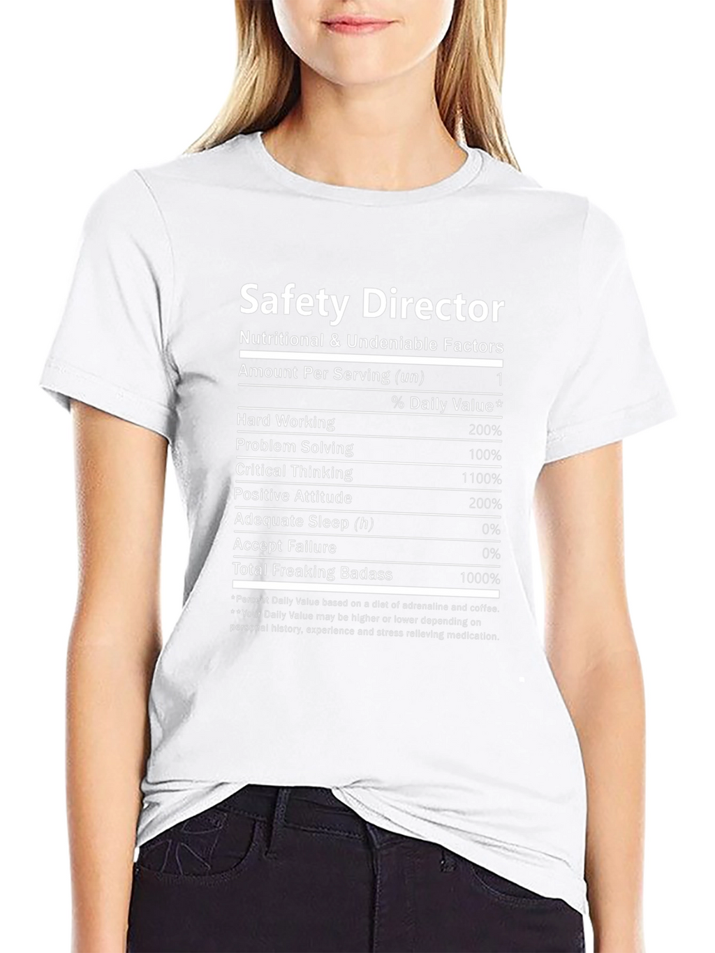 Safety Director Nutritional Facts T-Shirt
