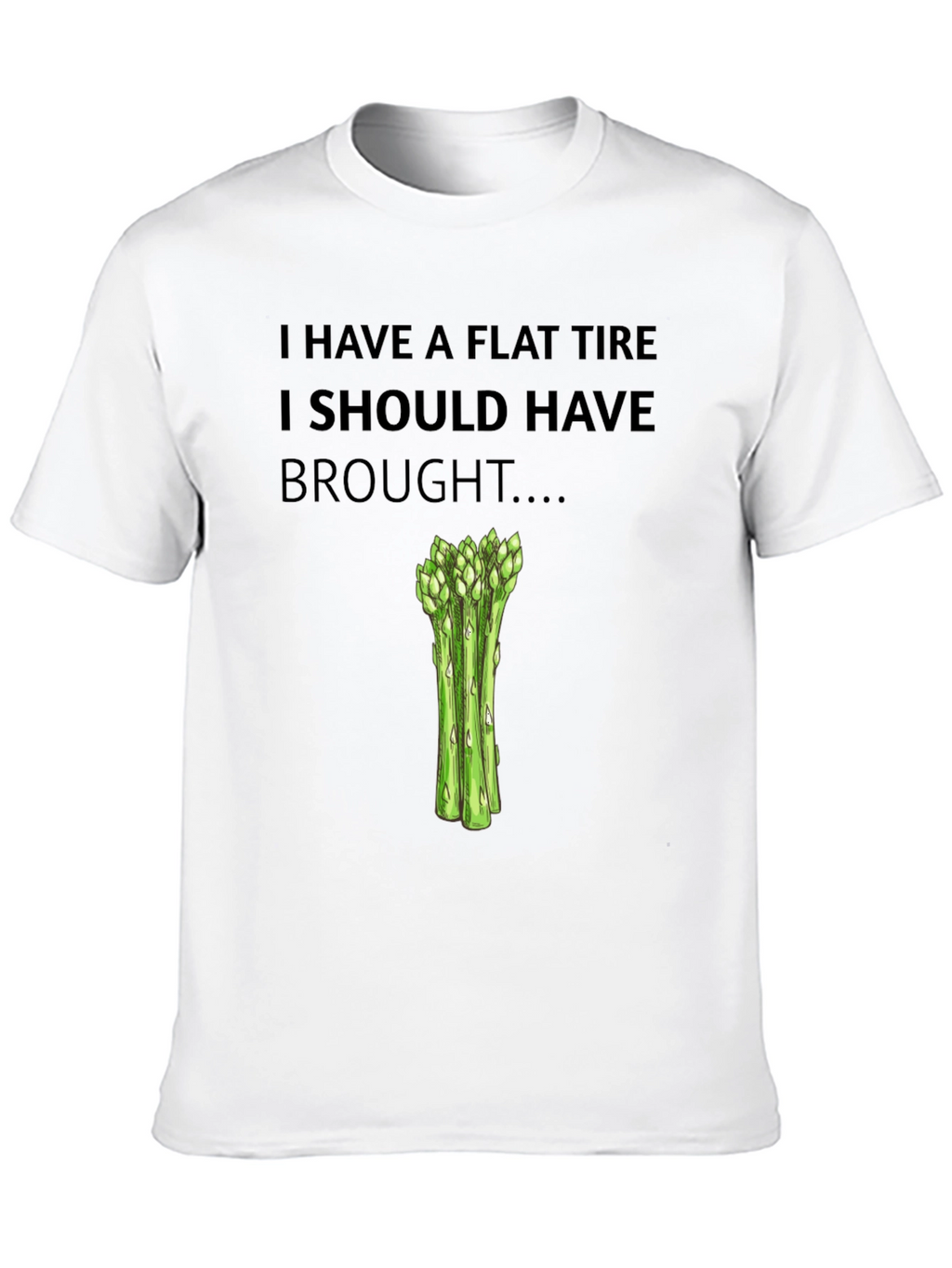 Flat Tire Asparagus T-Shirt Funny Car Mechanic
