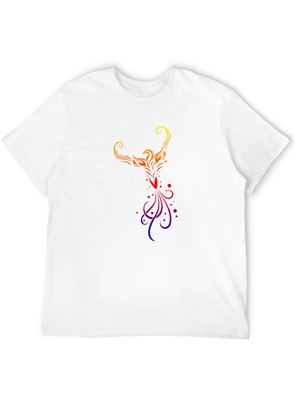 Phoenix Graphic Tee - Black Cotton Blend