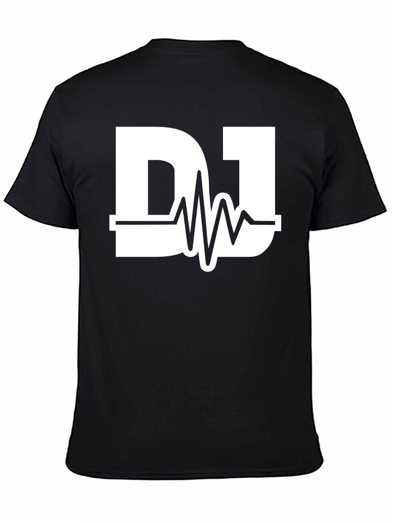 DJ Pulse Graphic Black T-Shirt