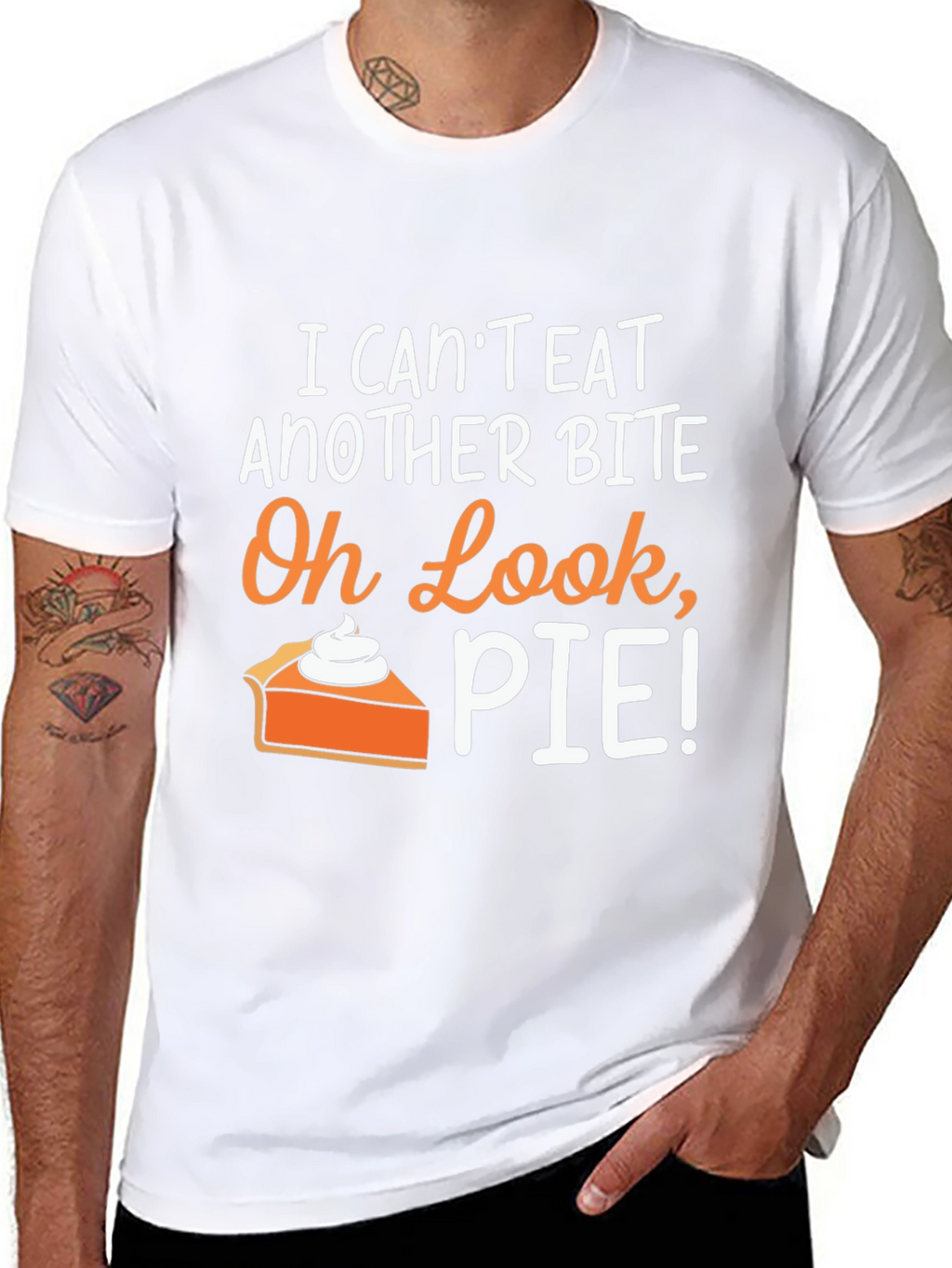 Funny Thanksgiving Pie Graphic T-Shirt