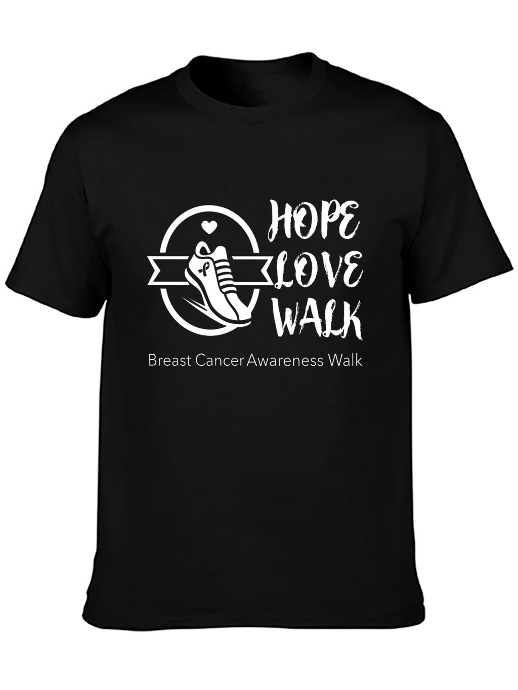 Hope Love Walk Breast Cancer Awareness T-Shirt