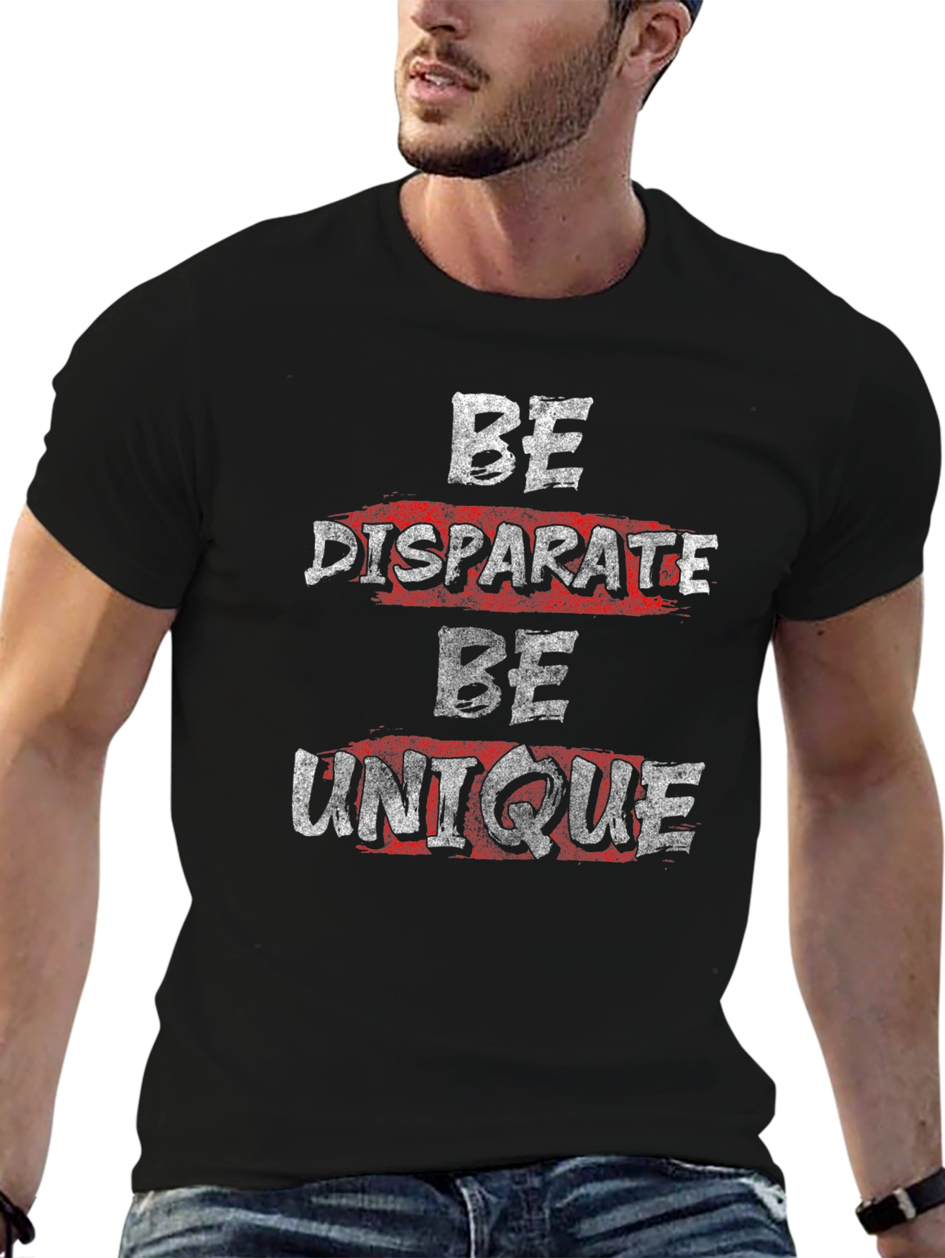 Be Disparate Be Unique Graphic Tee