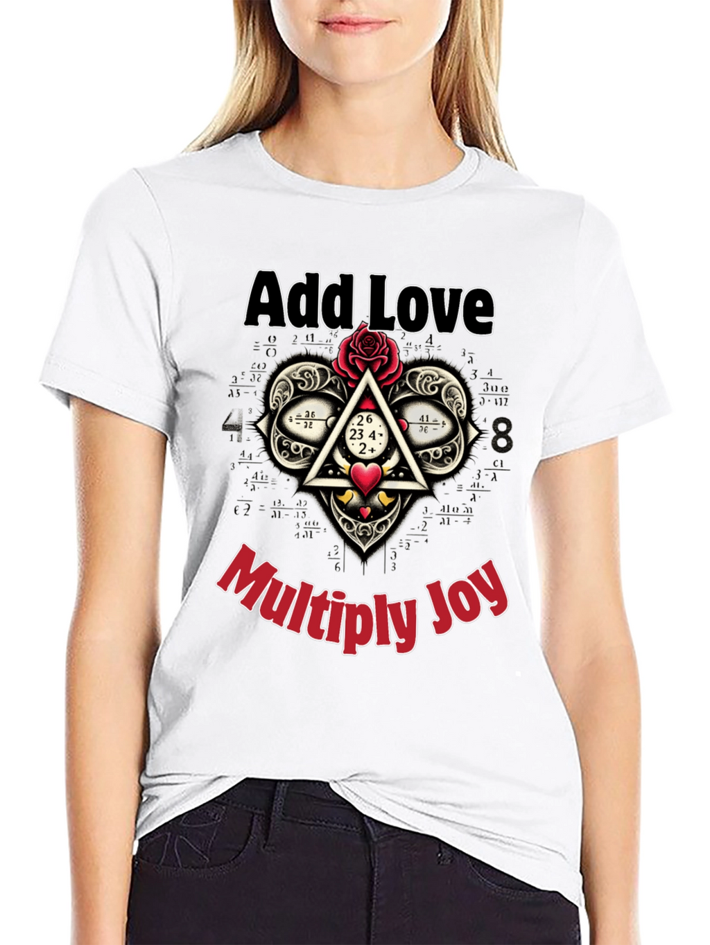 Add Love Multiply Joy Graphic Tee