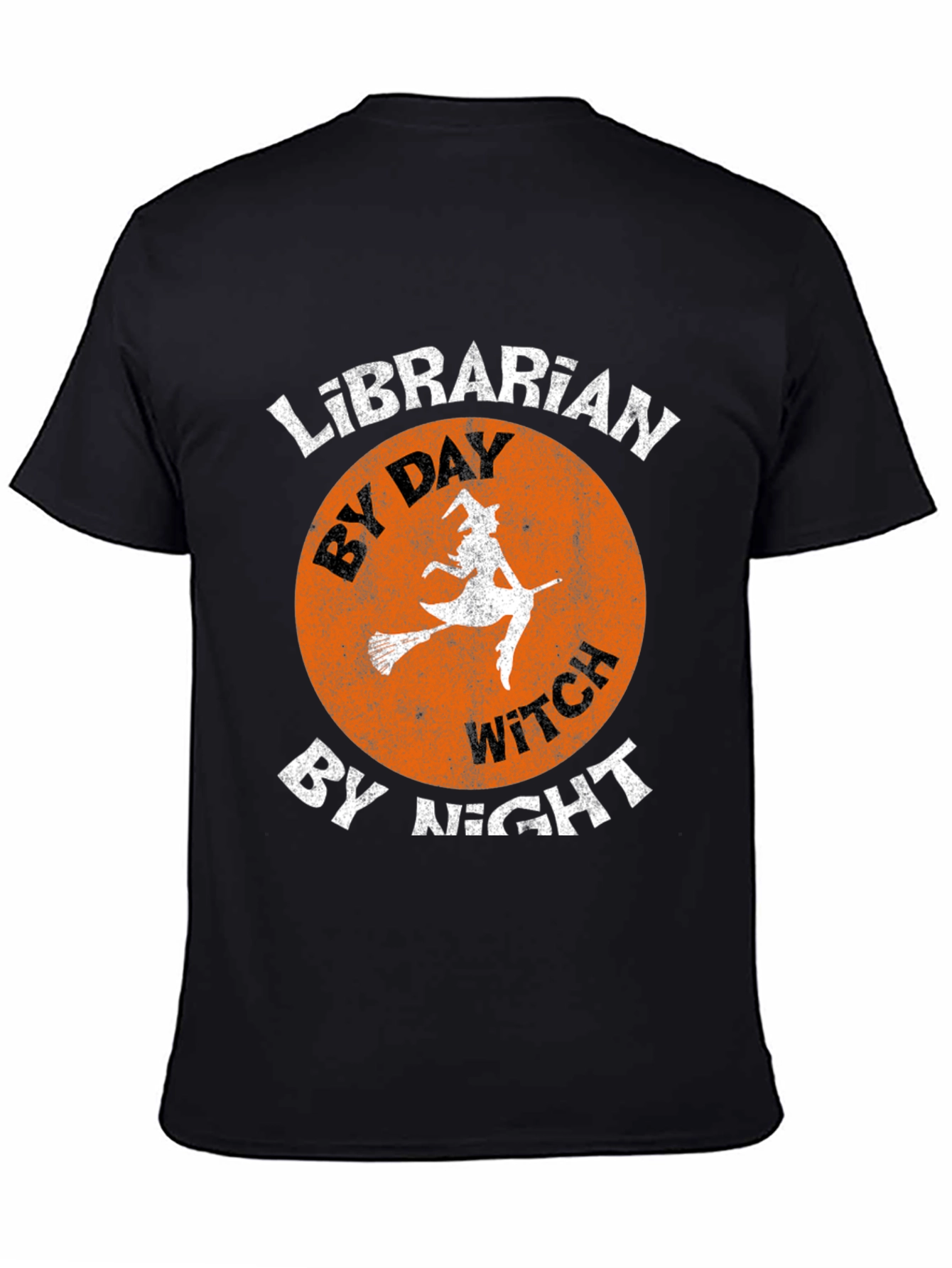 Librarian By Day Witch By Night Halloween T-Shirt
