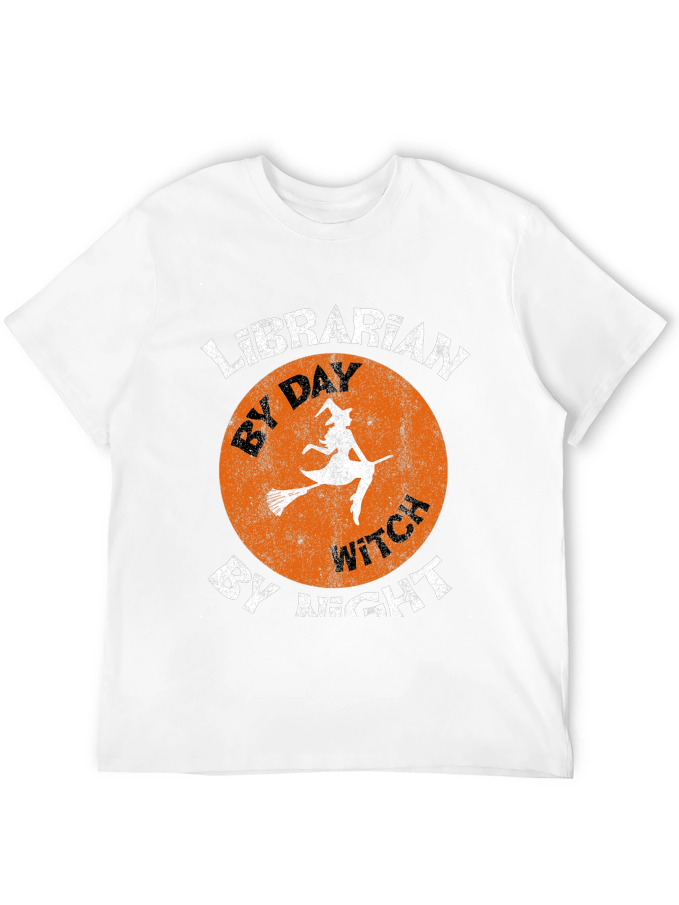 Librarian By Day Witch By Night Halloween T-Shirt