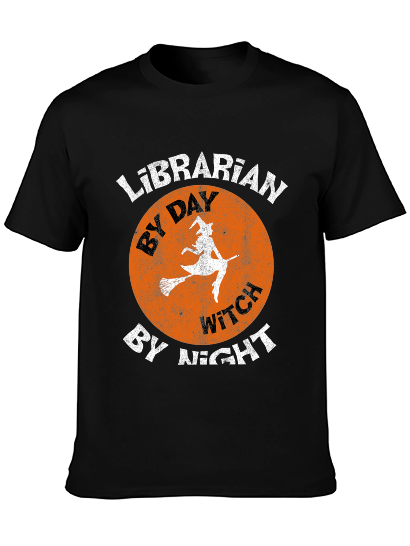 Librarian By Day Witch By Night Halloween T-Shirt