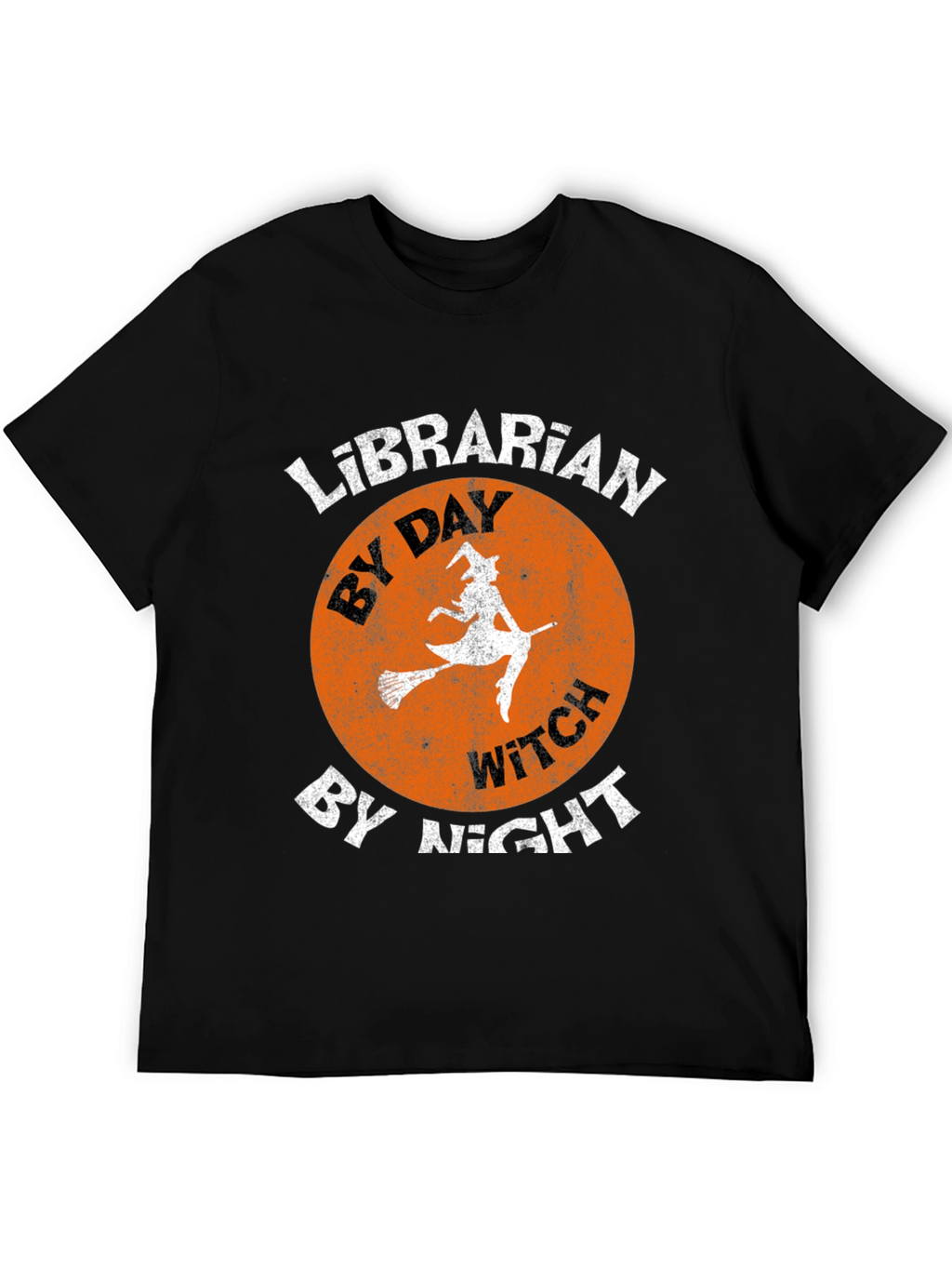 Librarian By Day Witch By Night Halloween T-Shirt