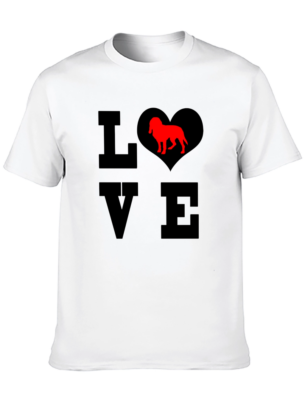 Dog Lover T-Shirt - Heart Design