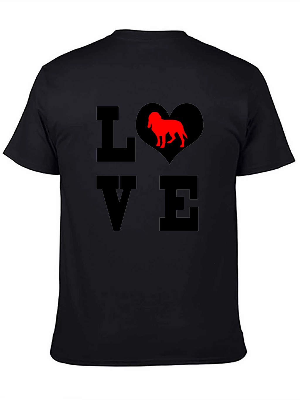 Dog Lover T-Shirt - Heart Design