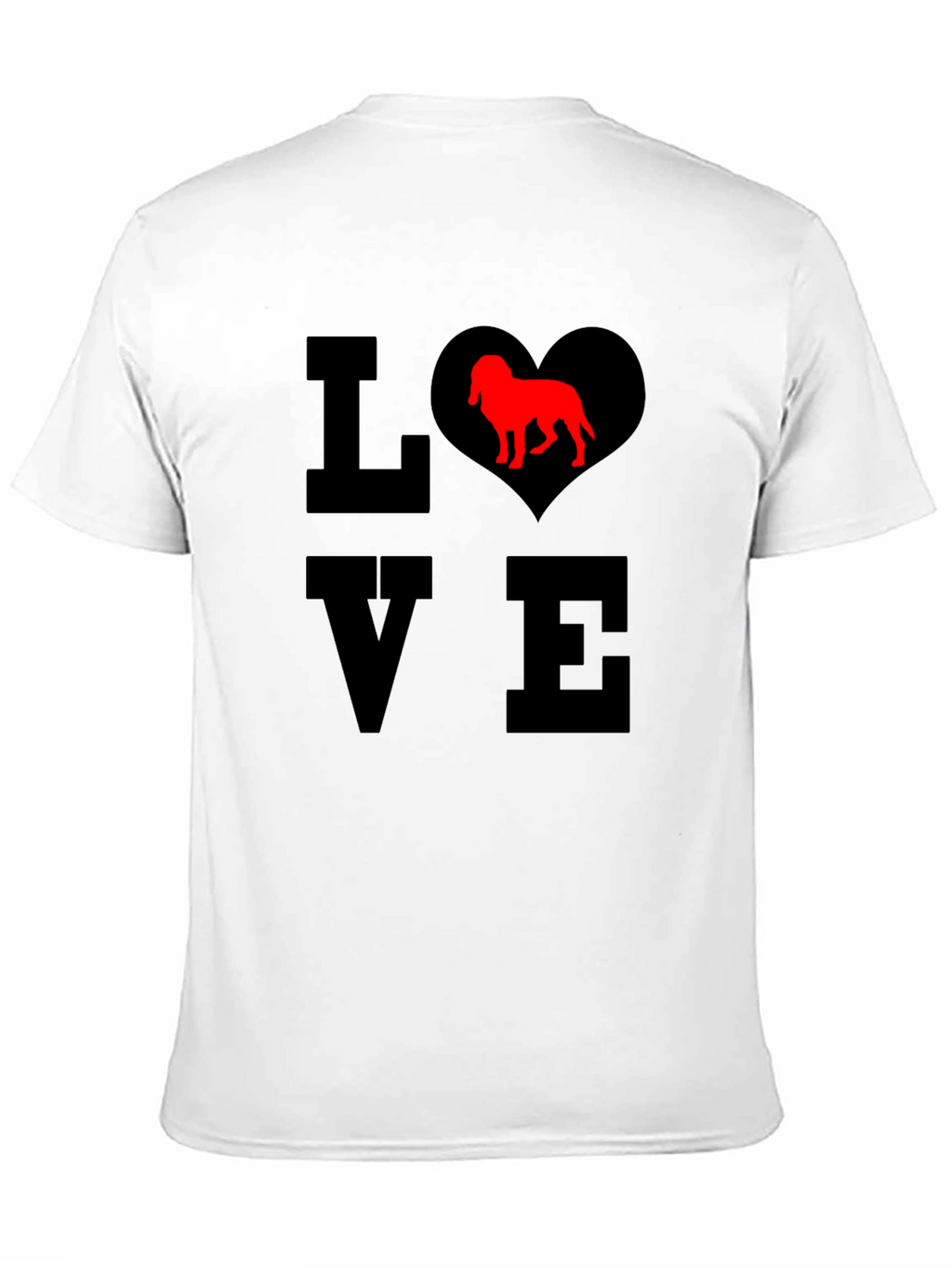 Dog Lover T-Shirt - Heart Design