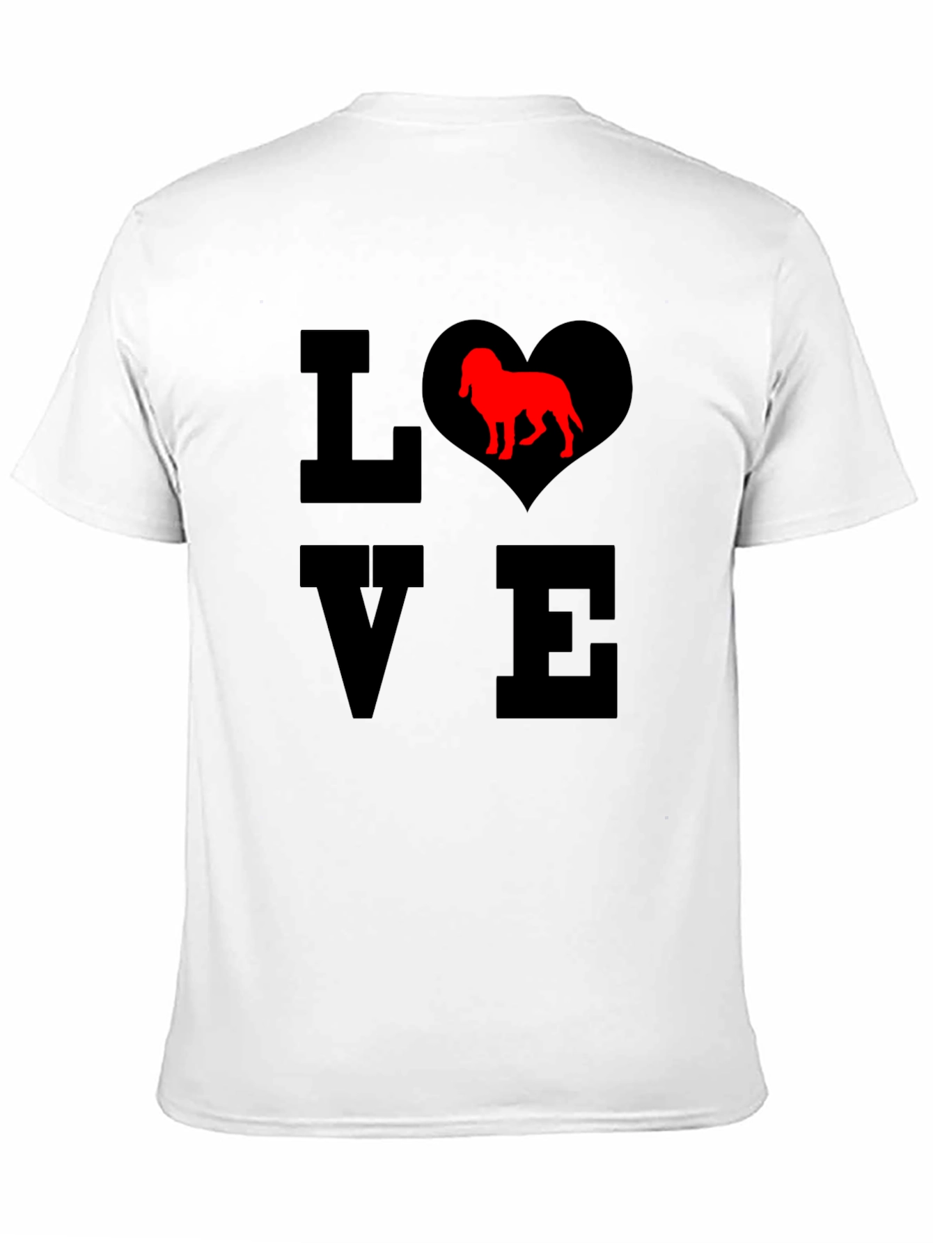 Dog Lover T-Shirt - Heart Design