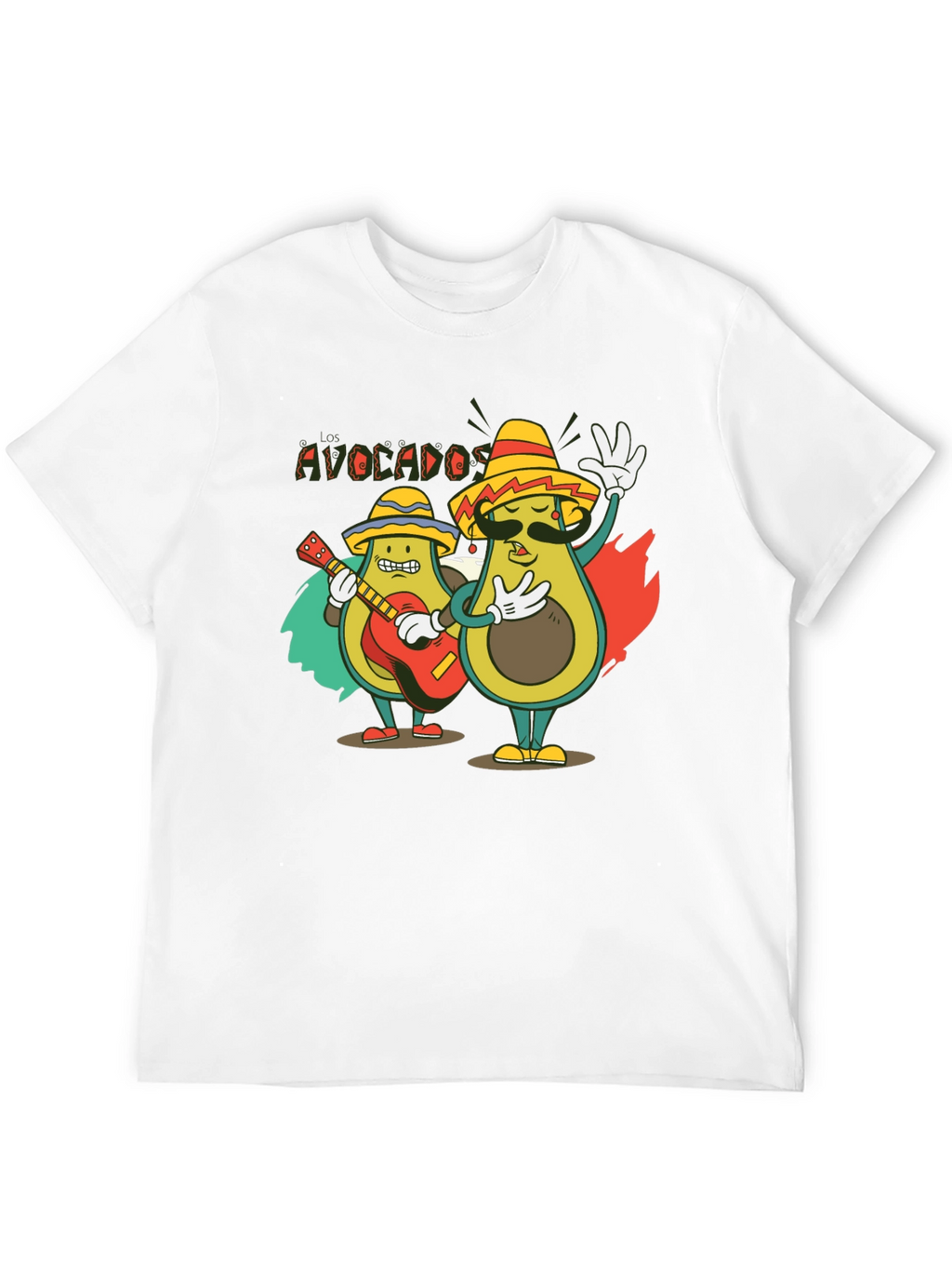 Avocado Mariachi Black T-Shirt