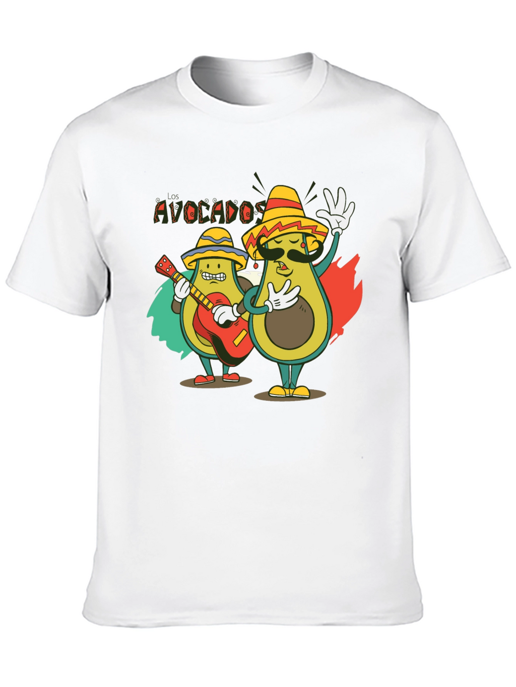 Avocado Mariachi Black T-Shirt