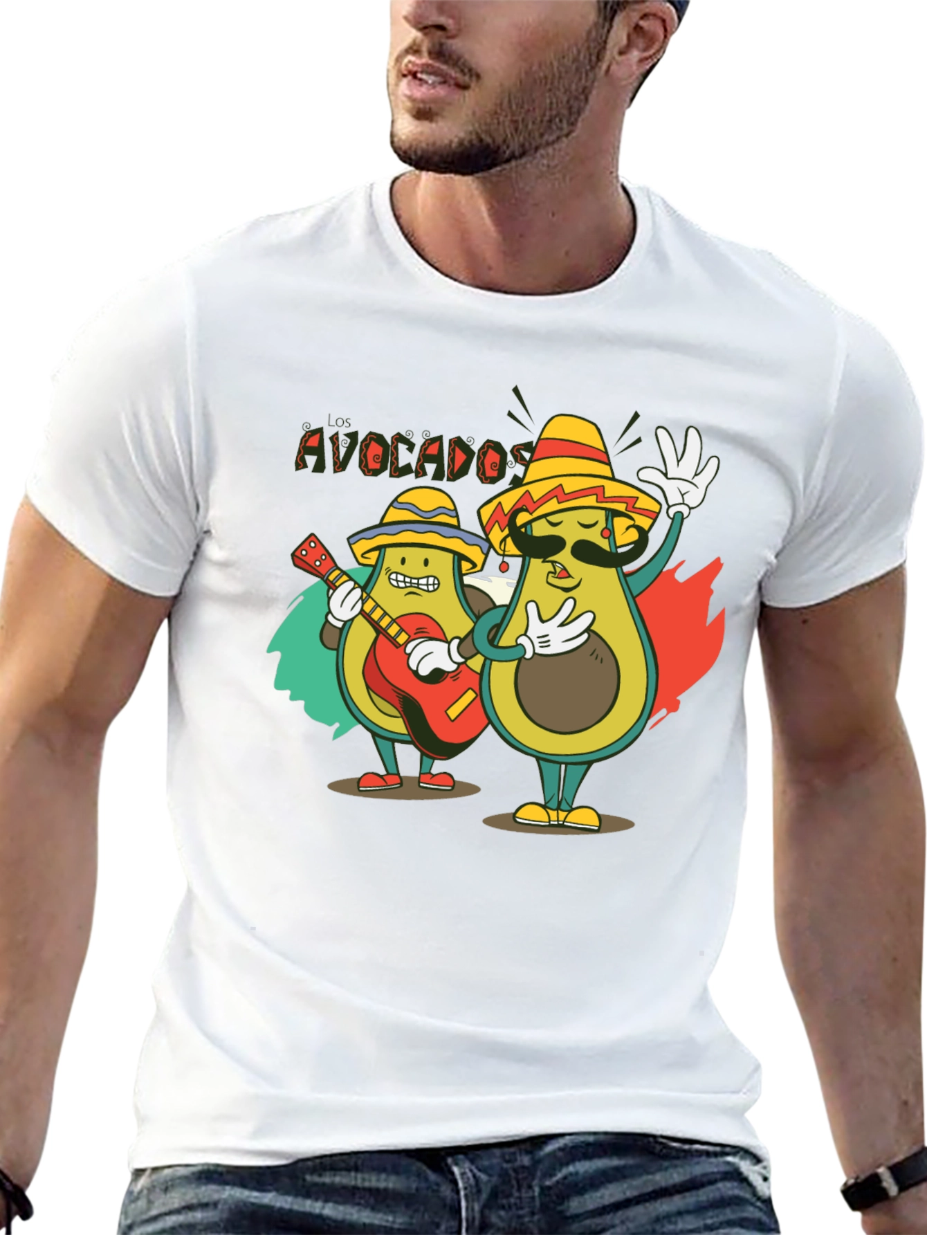Avocado Mariachi Black T-Shirt