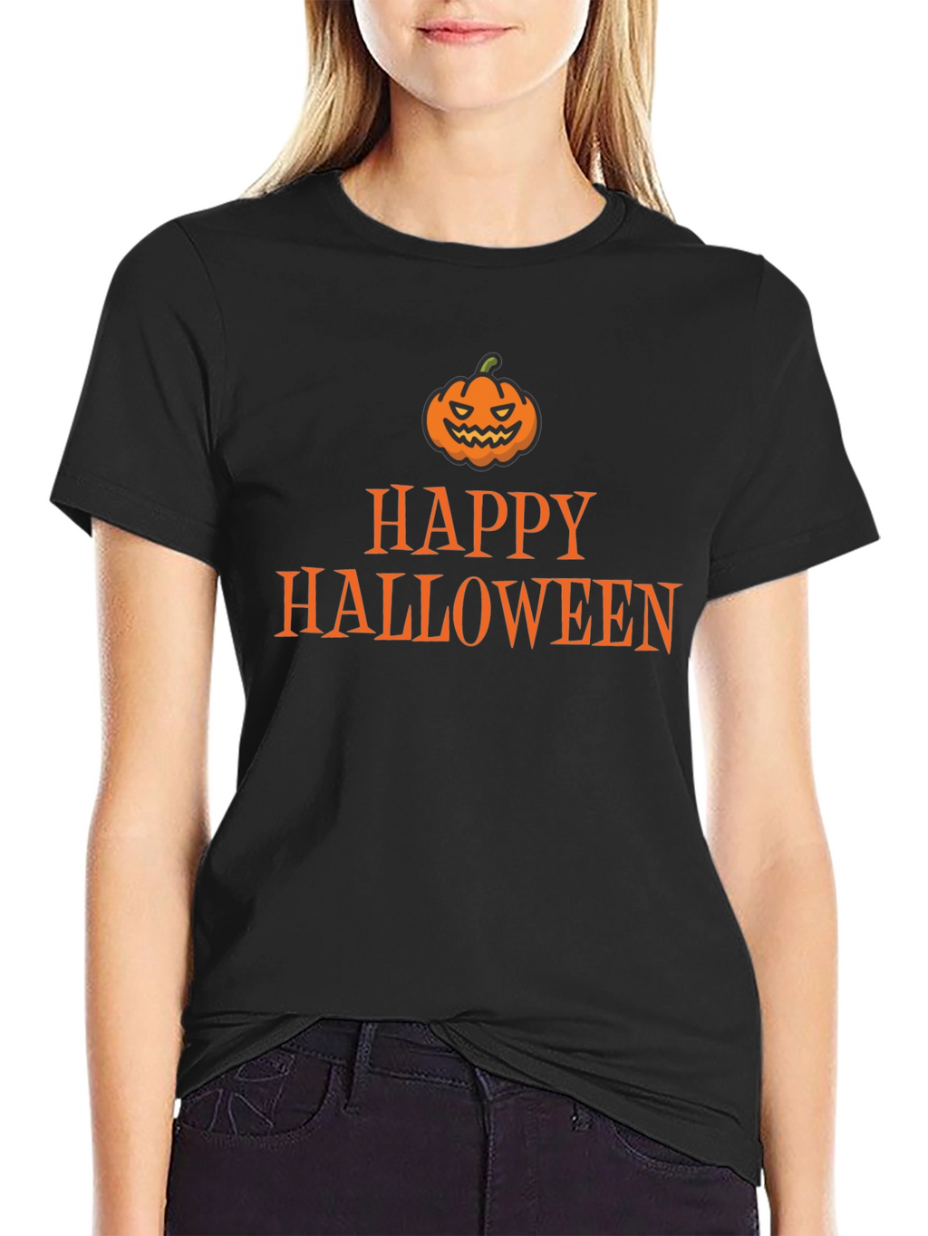 Happy Halloween Pumpkin Graphic Tee
