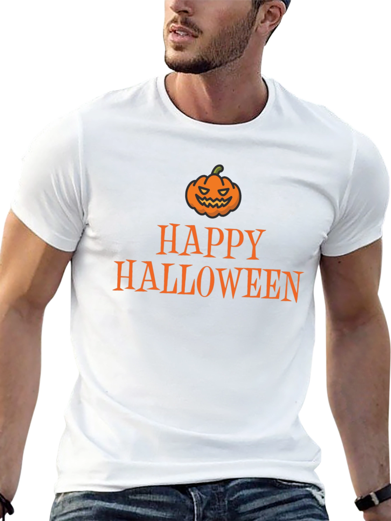 Happy Halloween Pumpkin Graphic Tee