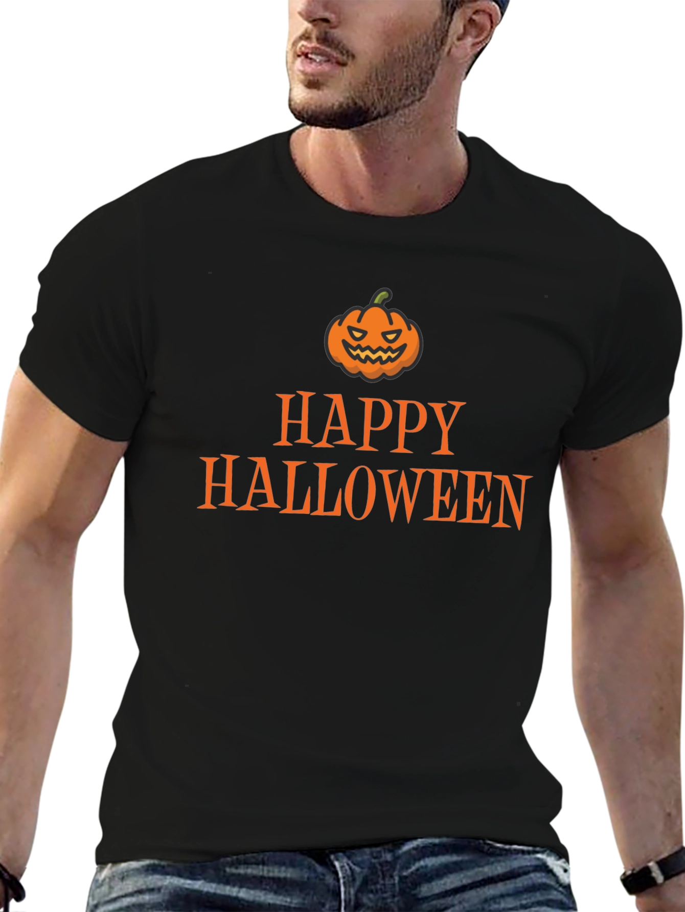 Happy Halloween Pumpkin Graphic Tee