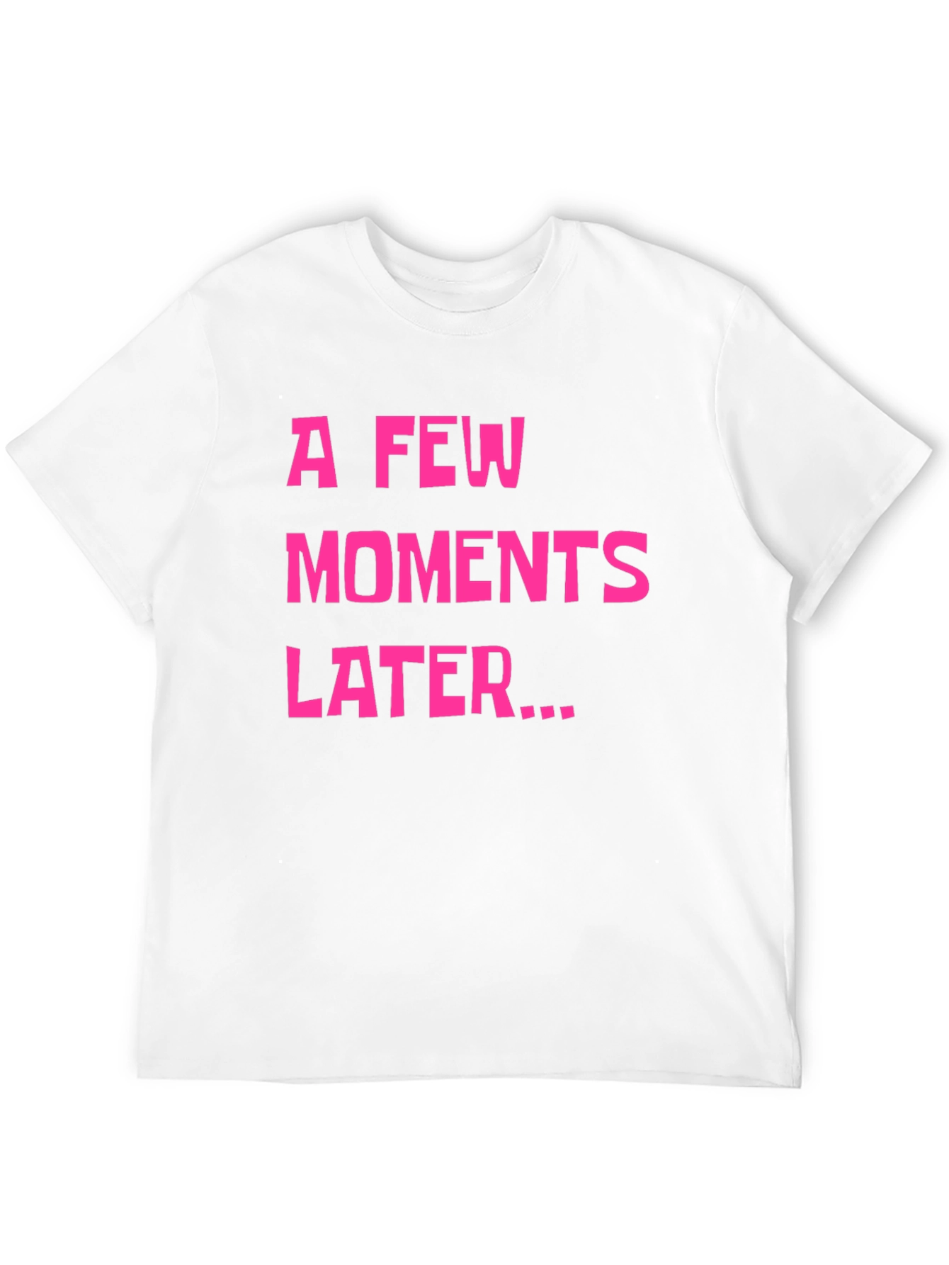 A Few Moments Later Graphic Tee - Black