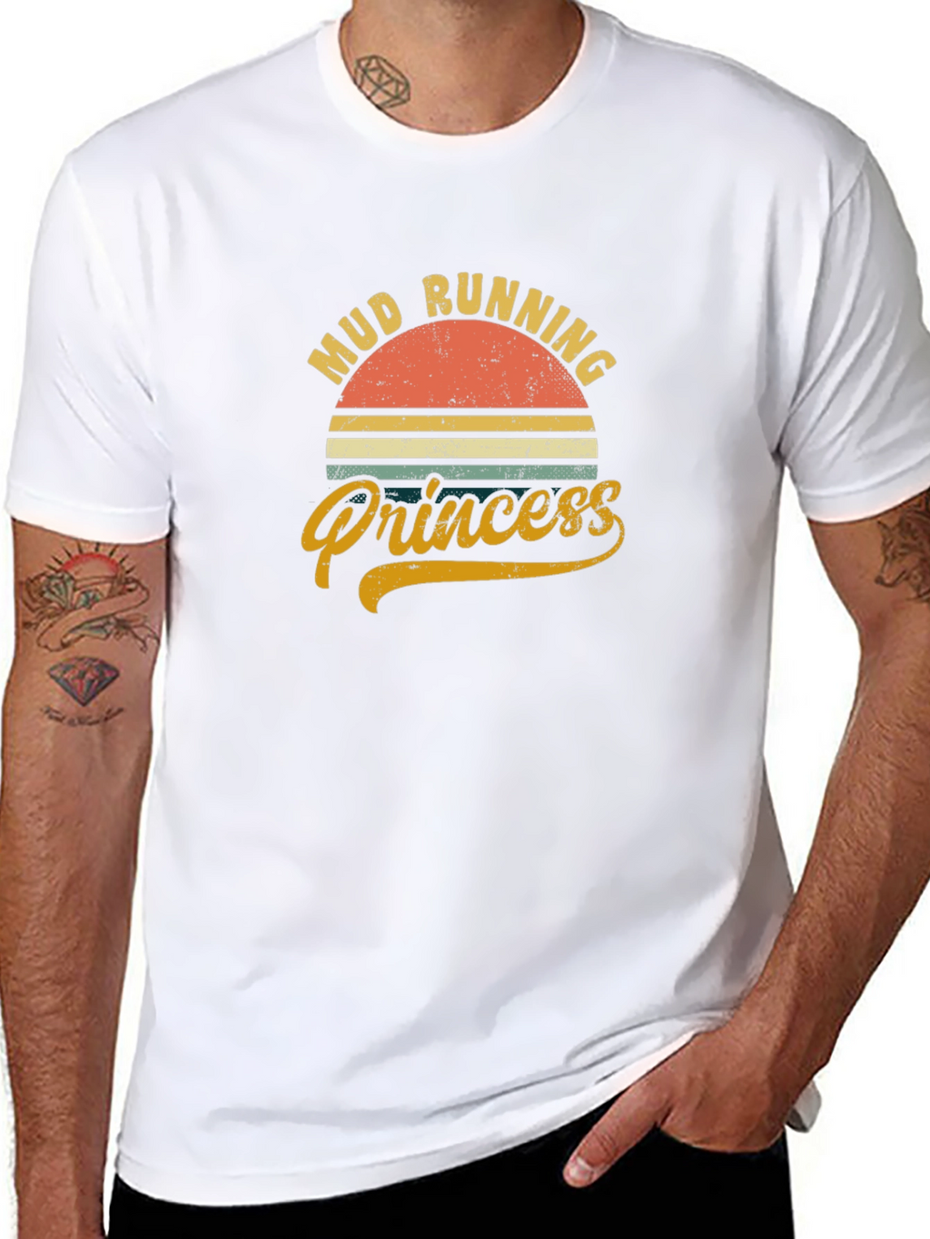 Mud Running Princess Graphic Tee