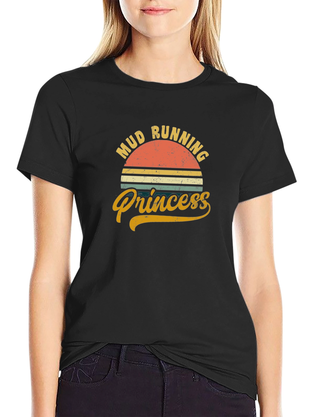 Mud Running Princess Graphic Tee