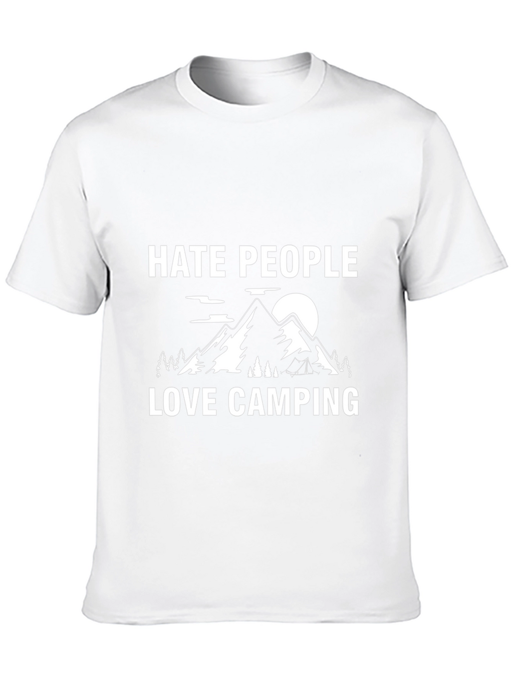 Hate People Love Camping Graphic T-Shirt