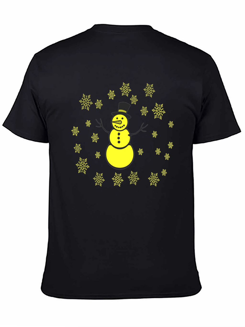 Snowman Snowflake Graphic Tee