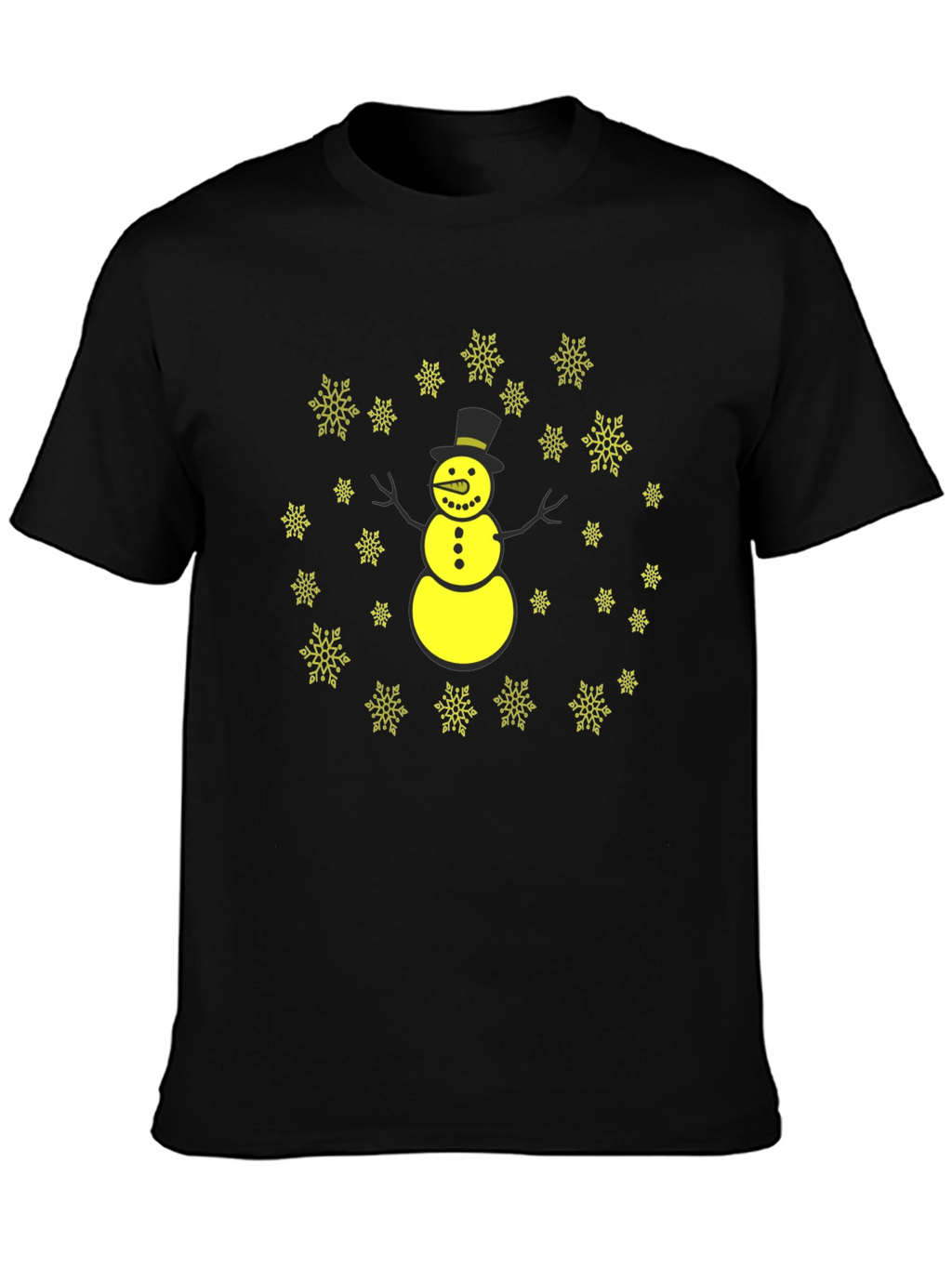 Snowman Snowflake Graphic Tee
