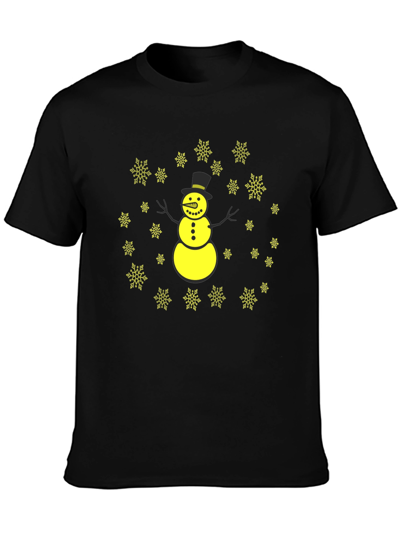 Snowman Snowflake Graphic Tee