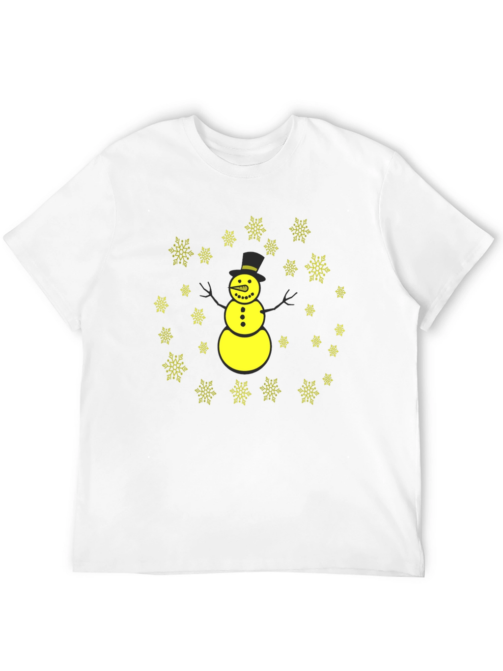 Snowman Snowflake Graphic Tee
