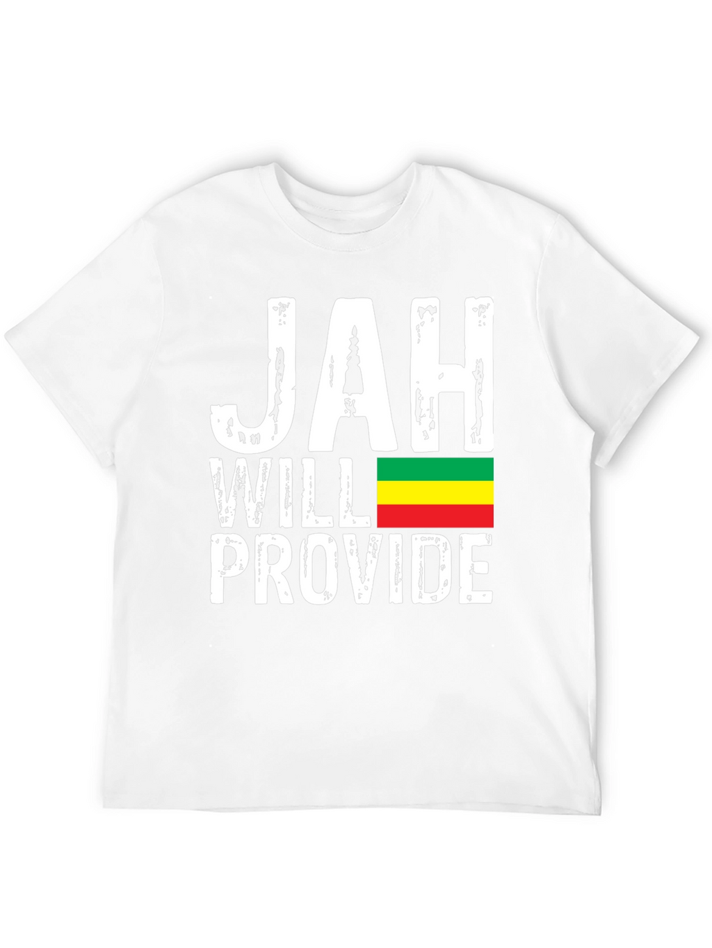 Jah Will Provide Black Graphic Tee