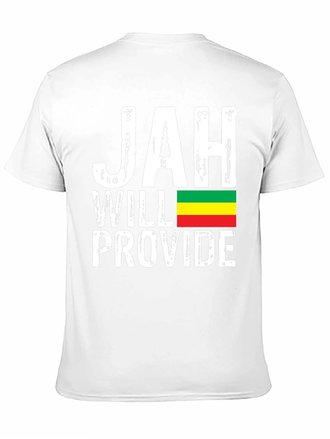Jah Will Provide Black Graphic Tee