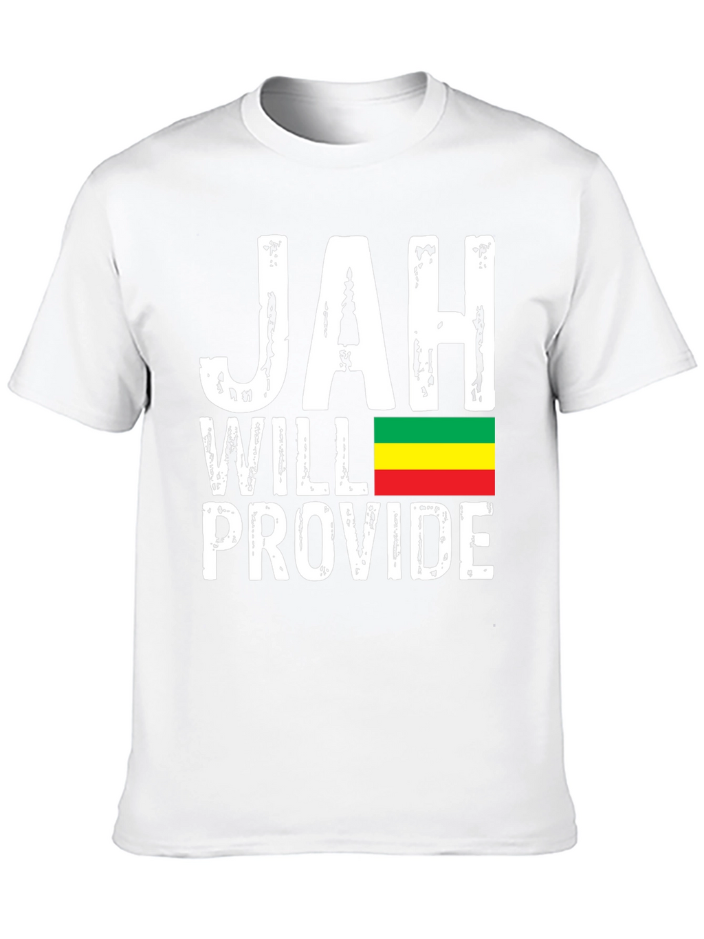 Jah Will Provide Black Graphic Tee