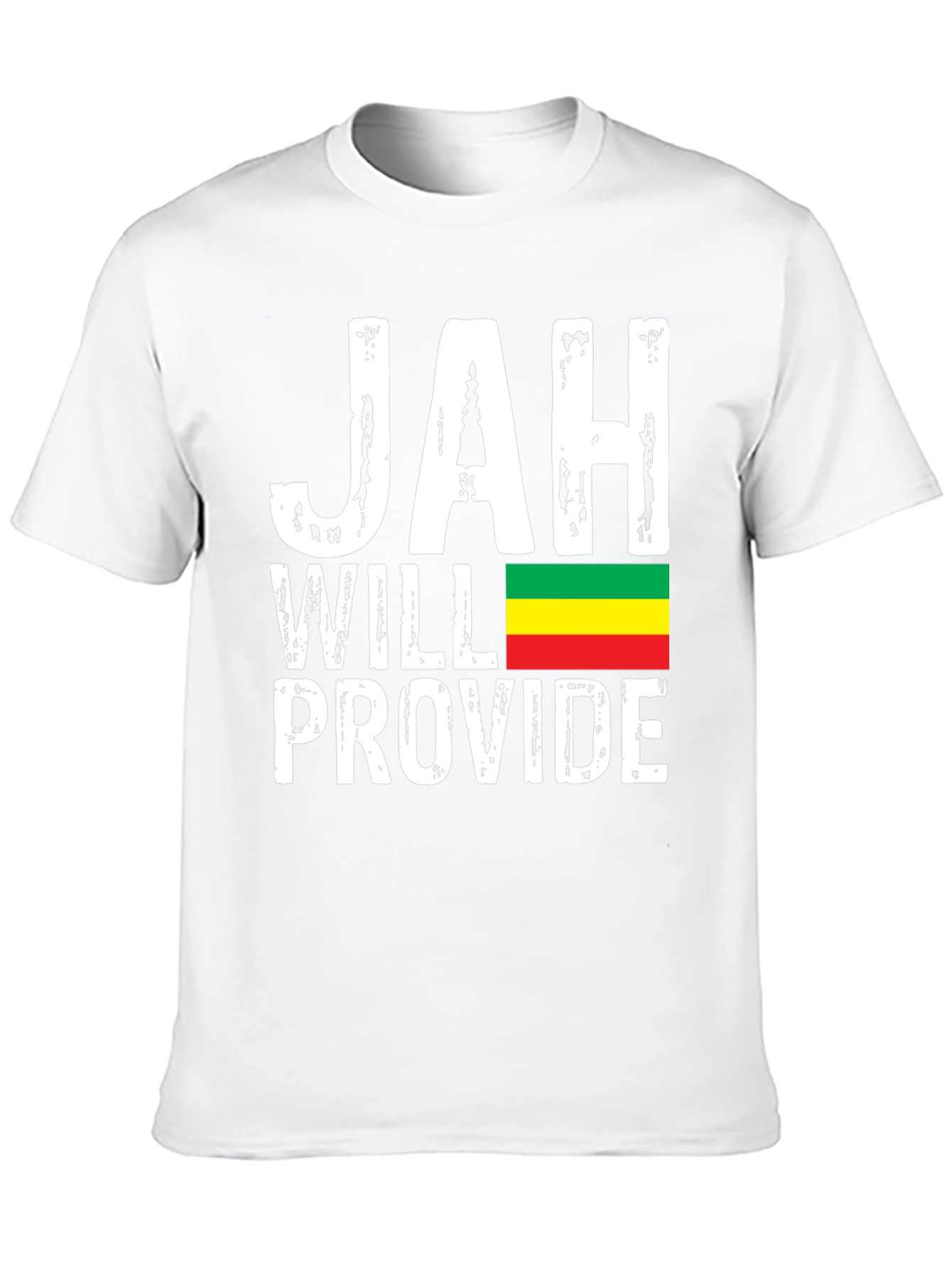 Jah Will Provide Black Graphic Tee