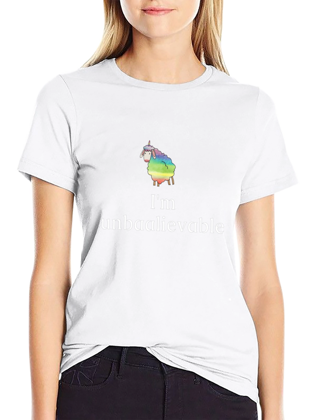 Unbaaaleivable Sheep Graphic T-Shirt
