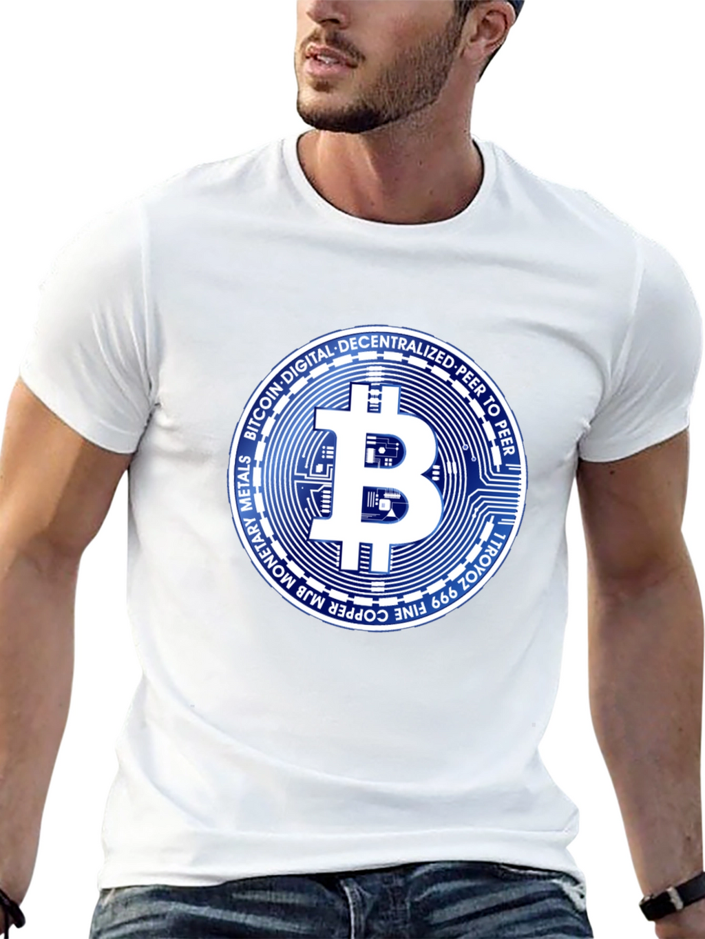 Bitcoin Crypto Black T-Shirt