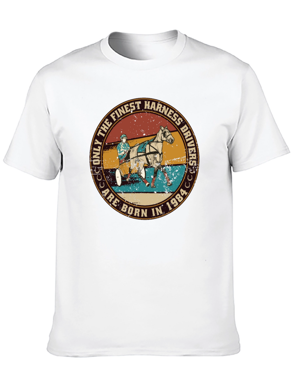 Finest Harness Drivers Born in 1984 Black Tee