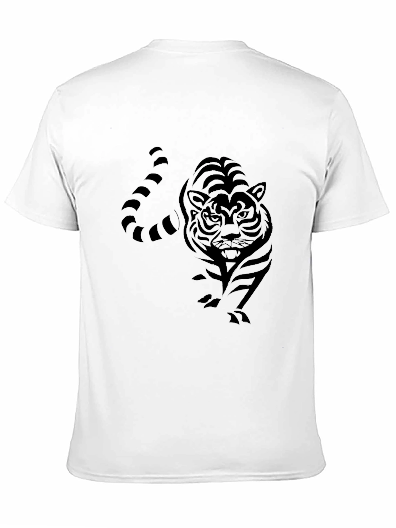Black Tiger Graphic Tee - Cool Casual Style