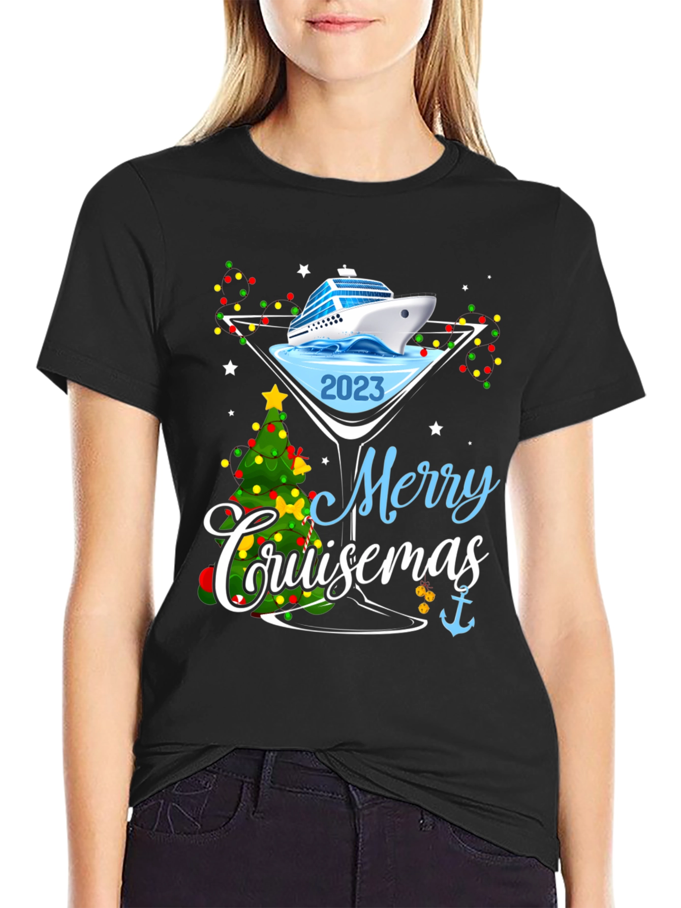 Merry Cruisemas 2023 T-Shirt Cruise Christmas Tee