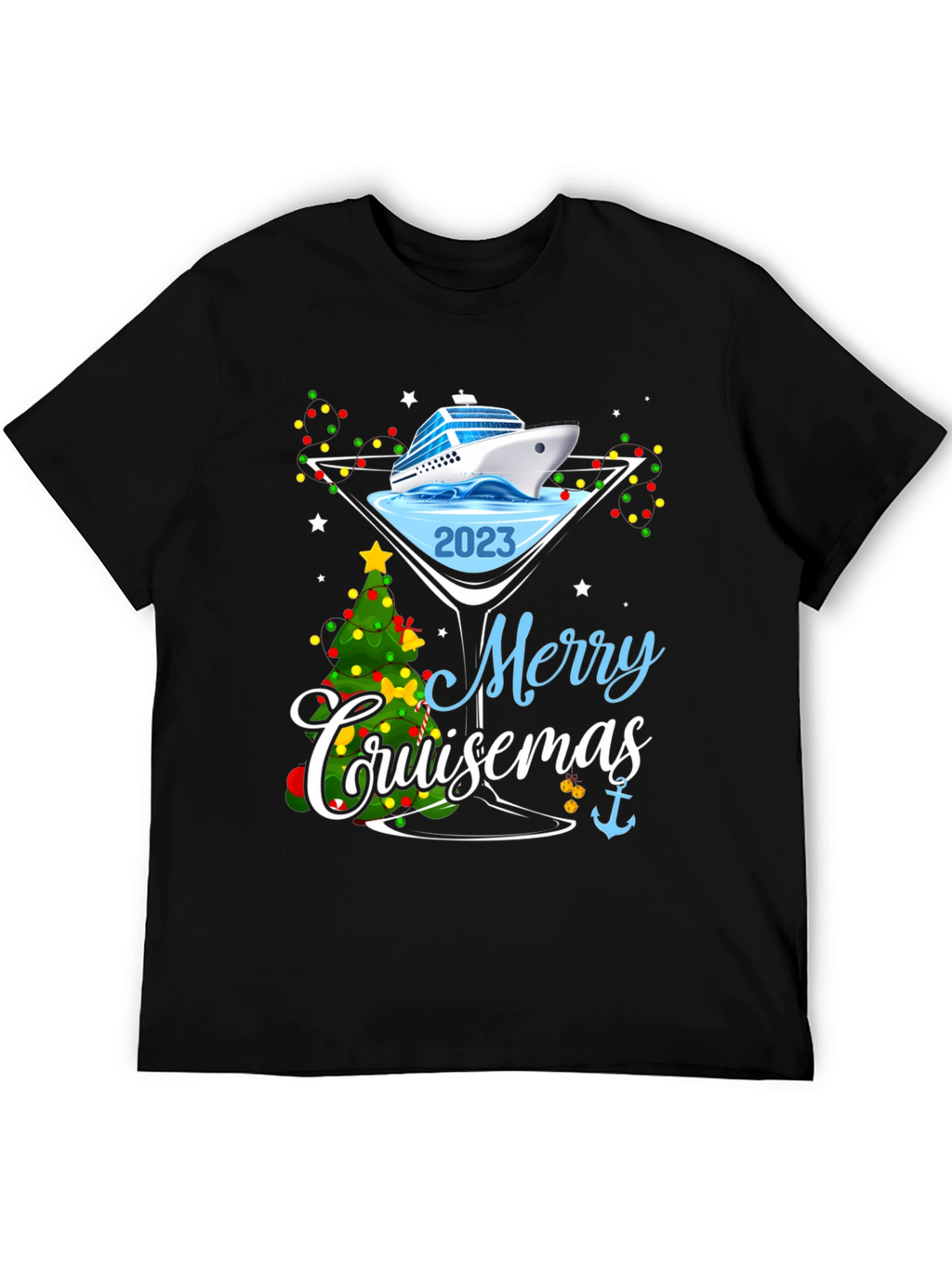 Merry Cruisemas 2023 T-Shirt Cruise Christmas Tee